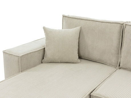 Sarokkanapé Kasuna (szürke) (tárolóhellyel)