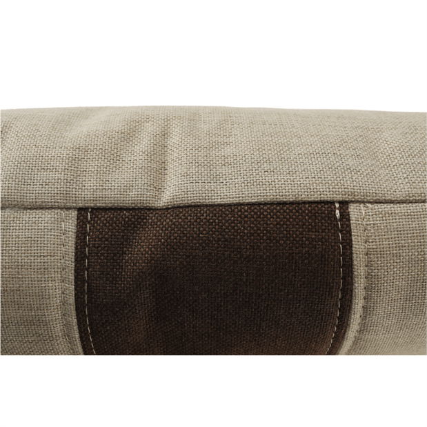 Rohová sedačka Charrel (hnedá + svetlohnedá) (P)