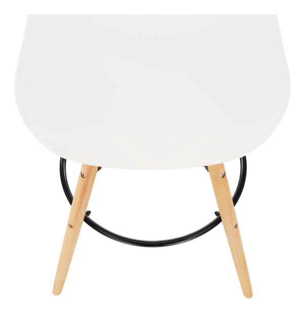 Barová stolička Caribik (biela + buk)