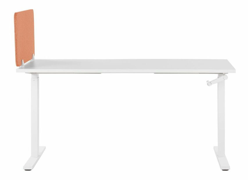 Panou separator birou 72 x 40 cm Walda (roșu) 