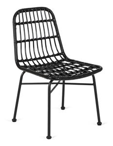 Kerti szék Wendats (fekete) 