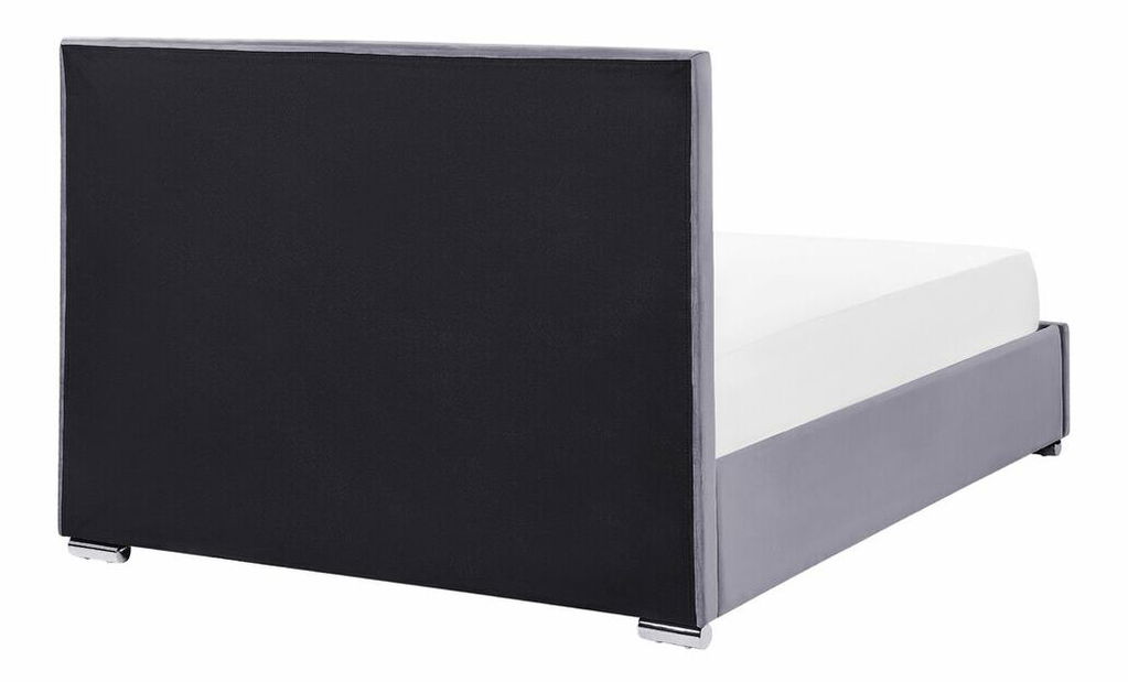 Bračni krevet 140 cm Ruthine (siva) (s podnicom i prostorom za odlaganje)