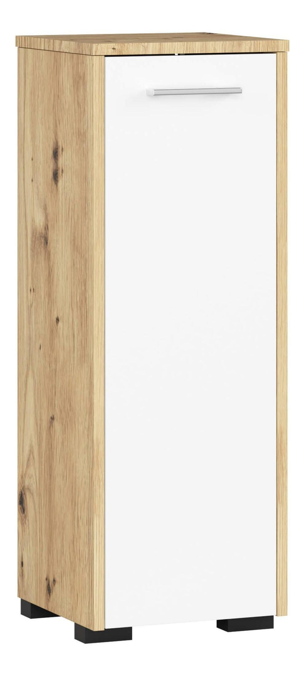 Kúpeľňová skrinka Farid TYP1 (dub artisan + biela)