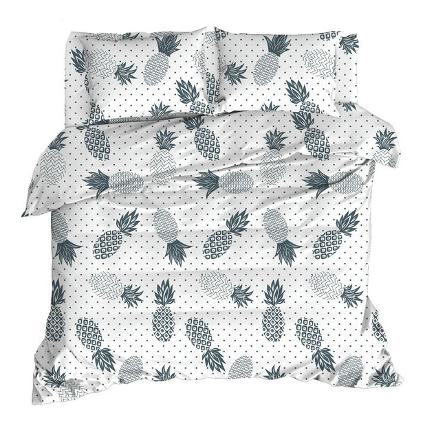 Posteljina 200 x 220 cm Najt (zelena + bijela)