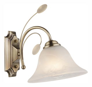 Stropna/zidna svjetiljka Posadas 69007-1W (klasična) (mesing + alabaster)