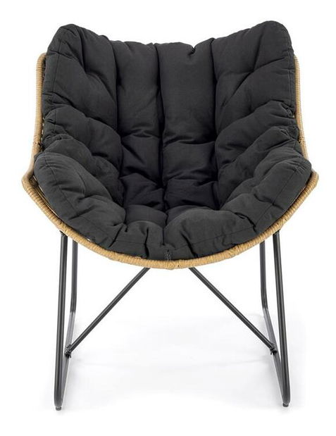 Fotel Whiea (fekete)