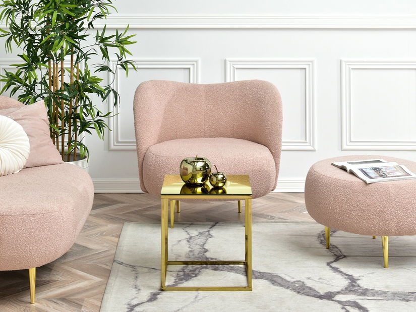 Dohányzóasztal Bella S (arany + arany)