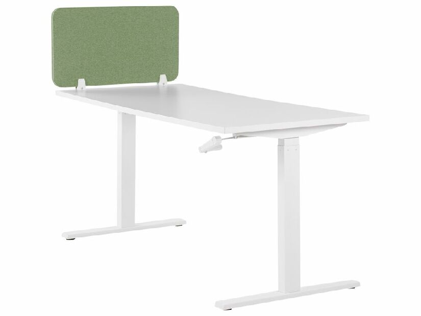 Panou separator birou 72 x 40 cm Walda (verde) 