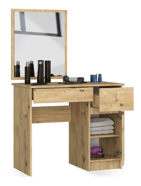 Fésülködőasztal Pritha (artisan tölgy)