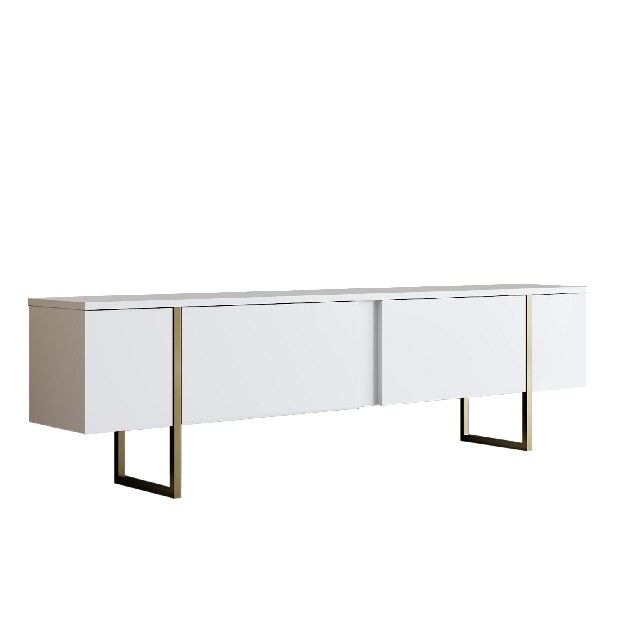 Mobilier living Luna (Alb + Auriu)