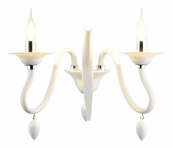 Nástenné svietidlo Madeleine 7050 (biela + chrómová)