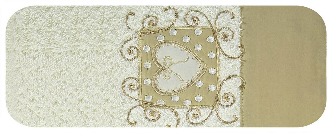 Prosop 140x70 cm Nora 01 (crem) (3 buc)