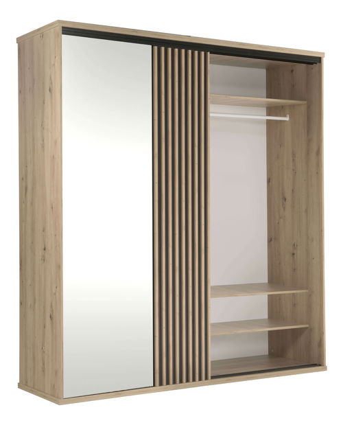 Šatníková skriňa Claudi 15 (dub artisan)