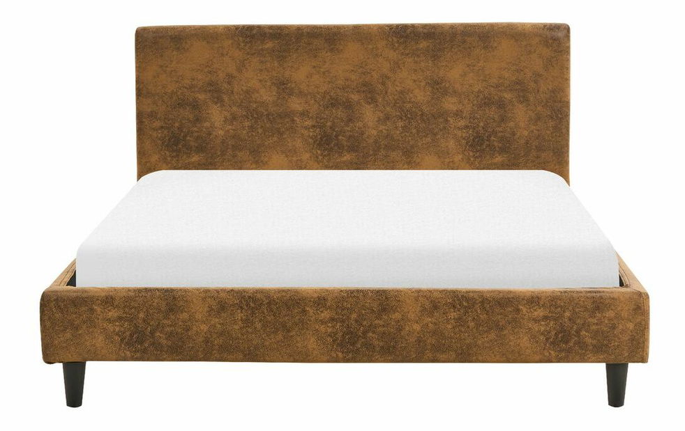 Franciaágy 140 cm Infernus Bonell (fekete) (ágyráccsal és matraccal, és tárolóhellyel)