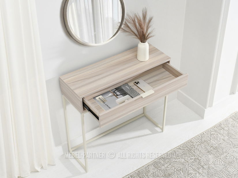 Măsuță consolă Norma M (bej cenușiu + crem)