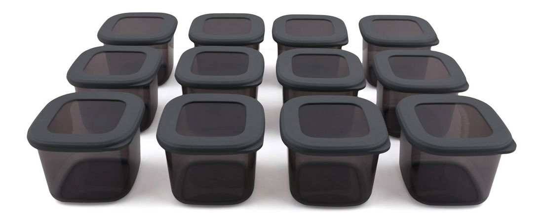 Set recipiente alimente (12 buc.) Polis 5 (antracit)
