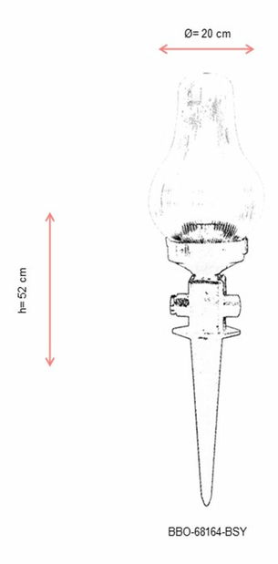 Iluminat de perete pentru exterior Iram (Negru)
