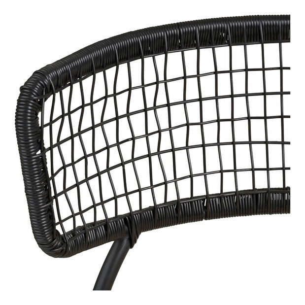 Kerti szék Noveria (natúr + fekete)