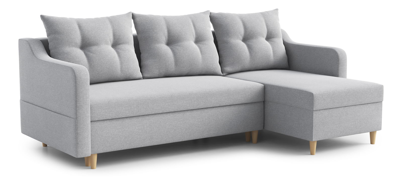 Sarokkanapé Lou (J) (világosszürke)