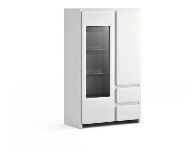 Vitrína BRW Possi REG1W1D2S/14/8 (s osvetlením)