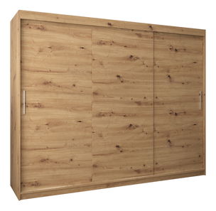 Dulap de haine 250 cm Toki (stejar artisan + stejar artisan) *vânzare stoc