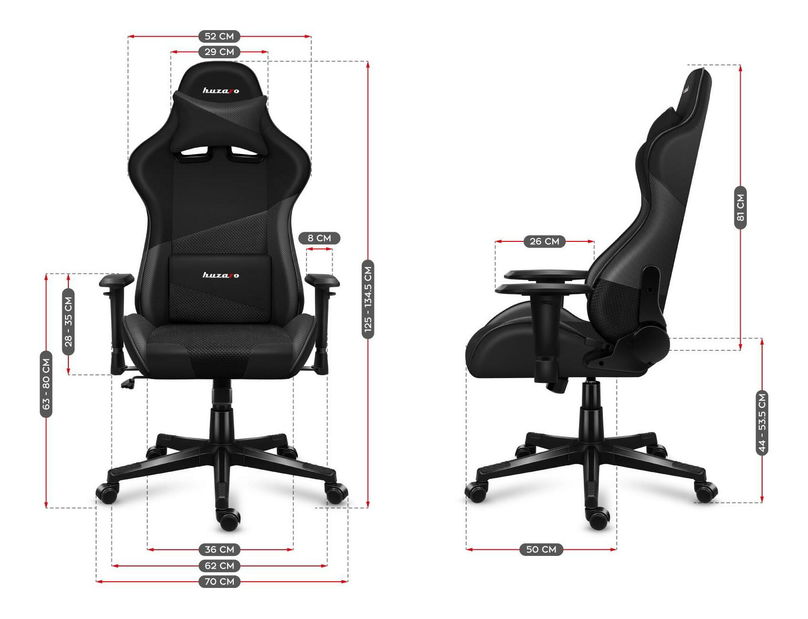 Játék szék Fusion 6.2 (fekete + karbon)