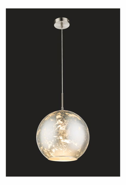 Závesné svietidlo Zacate 54840H (nikel + strieborná)