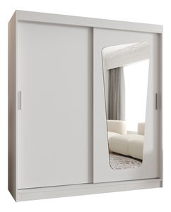 Dulap de haine 180 cm Mokka (alb)