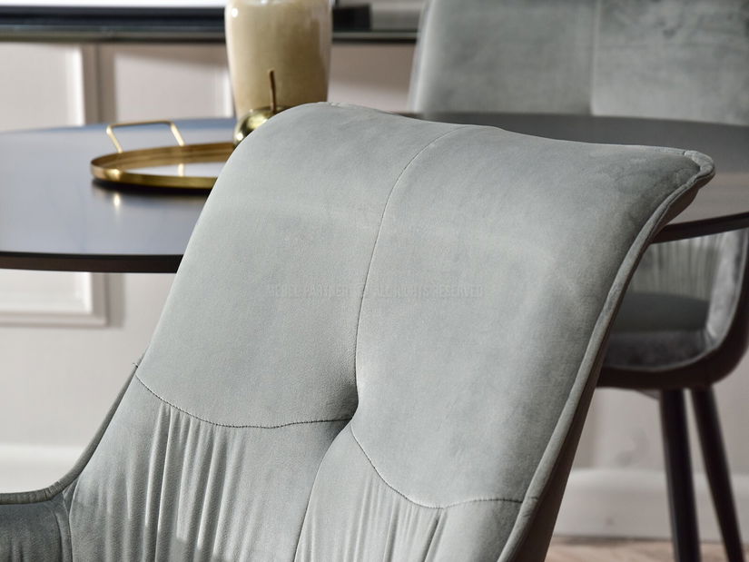 Stolica Maurizius (siva + crna)