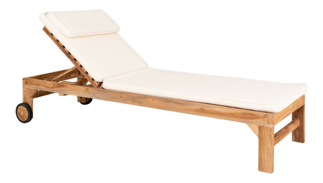 Șezlong Adolina 2 (natural + alb)