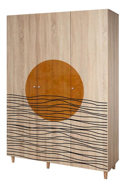 Ruhásszekrény Leila 974 (szonoma tölgy)