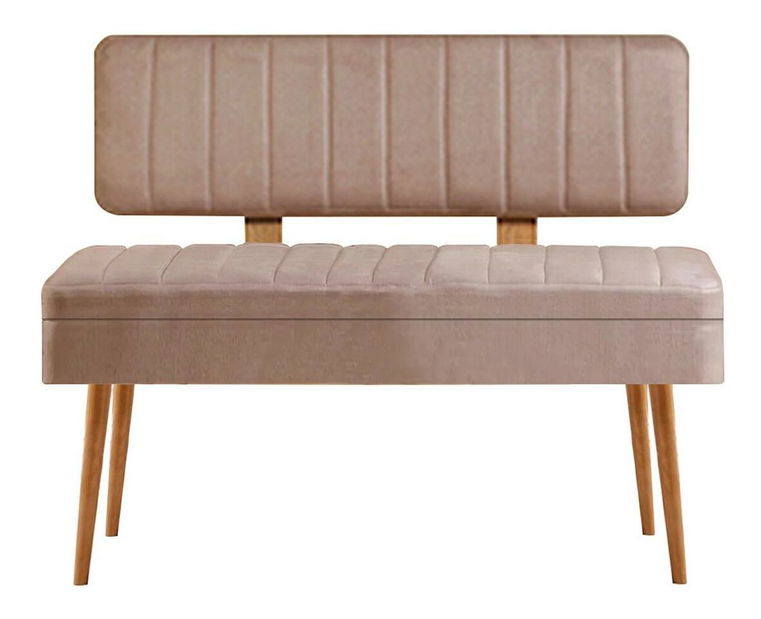 Lavica Vlasta 1 (borovica atlantická + kameň) (s úl. priestorom)