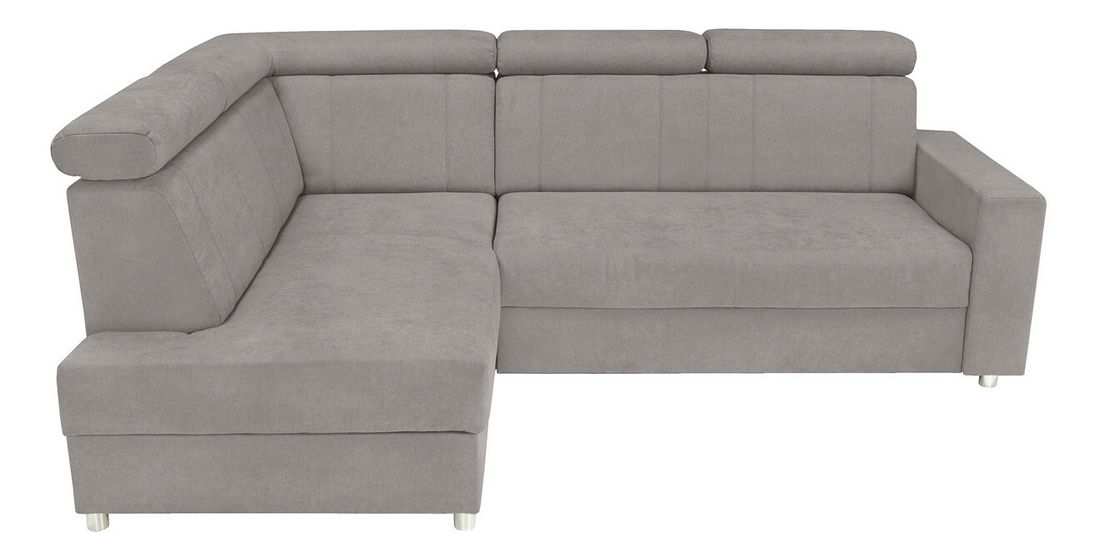 Rohová sedačka BRW Lone RECBK.2F (sivá) (L)