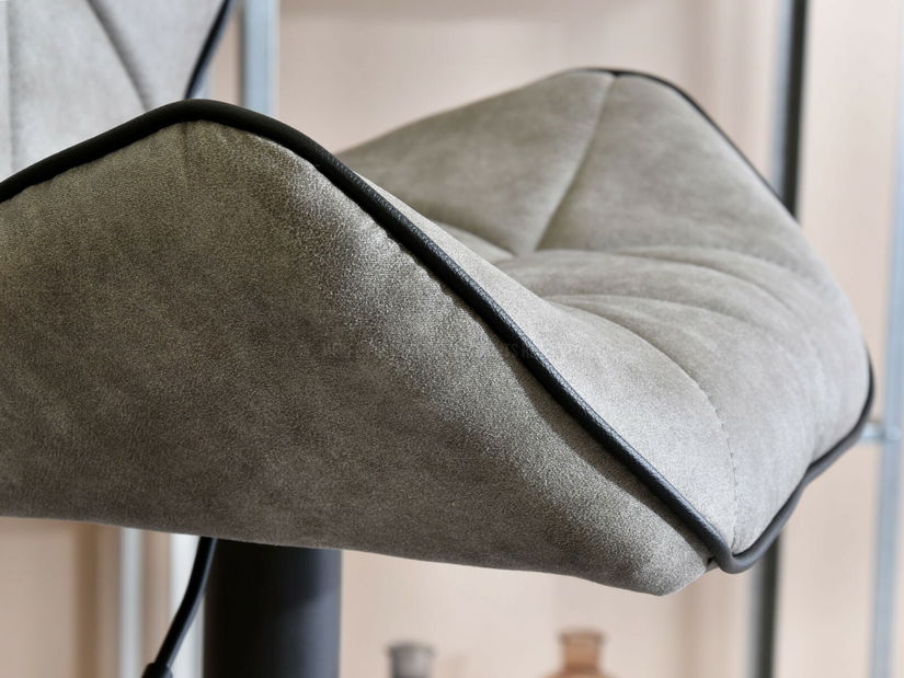 Stolička Huhu (sivá + čierna)