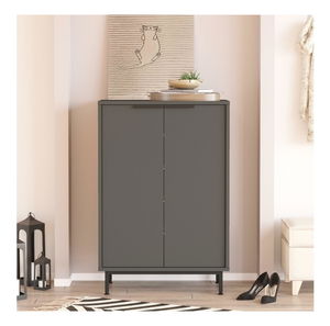 Cipősszekrény Abbygail 1 (antracit) 