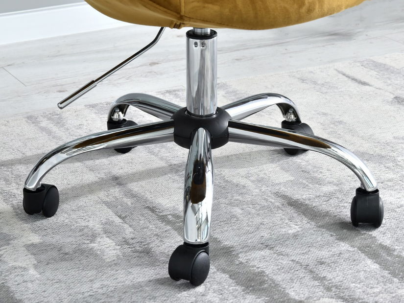 Kreslo Lush 4 (zlatá + chrómová)