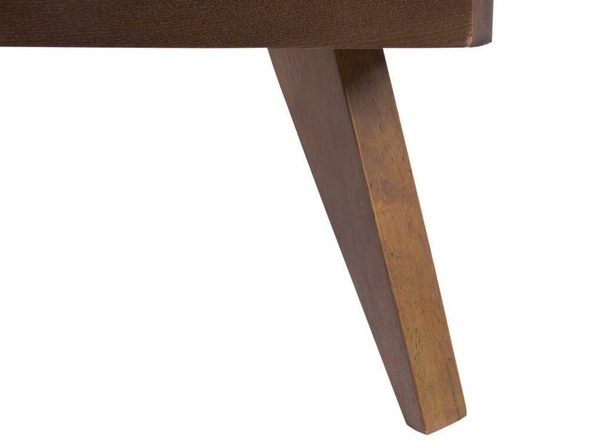 Pat matrimonial 180 cm POSE (cu somieră) (lemn închis)