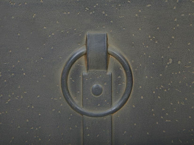 Set 2 buc ghiveci flori Piri (maro)