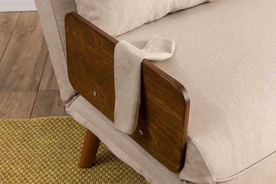 Pohovka dvojsedačka Como P (krémová)