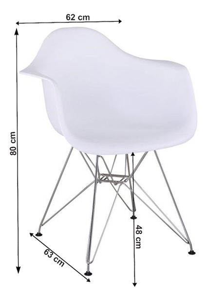 Jedálenské kreslo Fenren 3 New (biela)