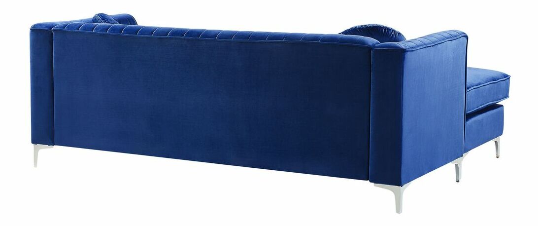 Rohová sedačka TRAMI (modrá) (L)