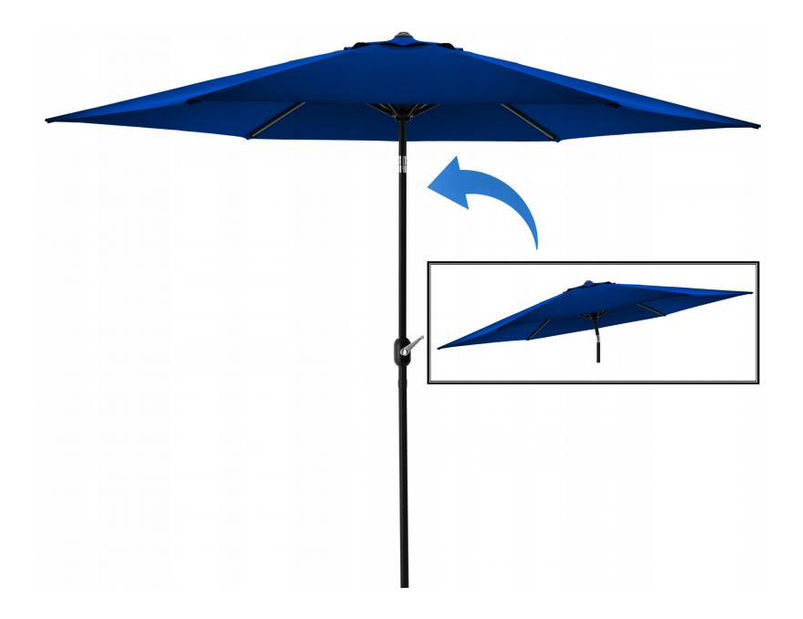 Umbrelă de grădină Rona 3 (albastru)