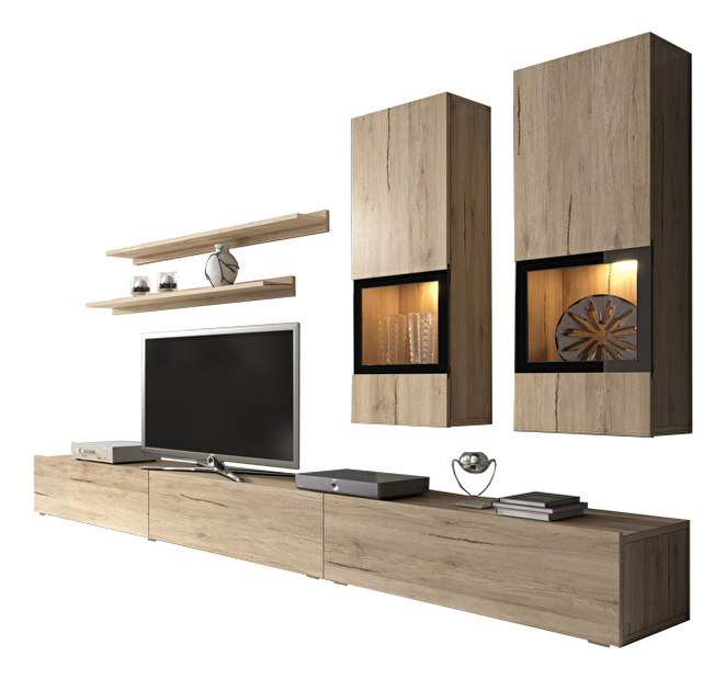 Mobilier living Barly Typ 10 (stejar san remo deschis)