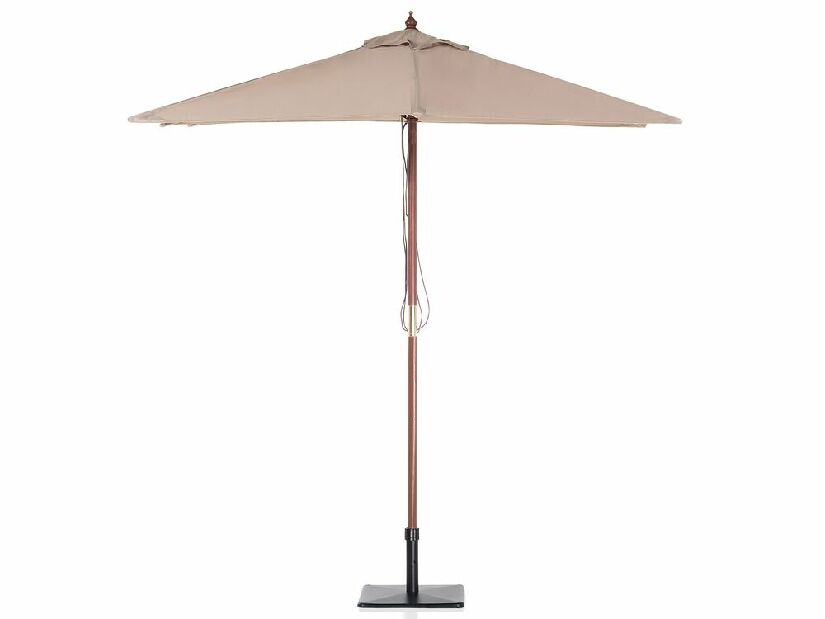 Umbrelă de grădină 144 cm FLAME (lemn) (bej nisipiu)