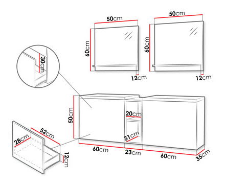Kupaonski set Nadalo VI (bijela)