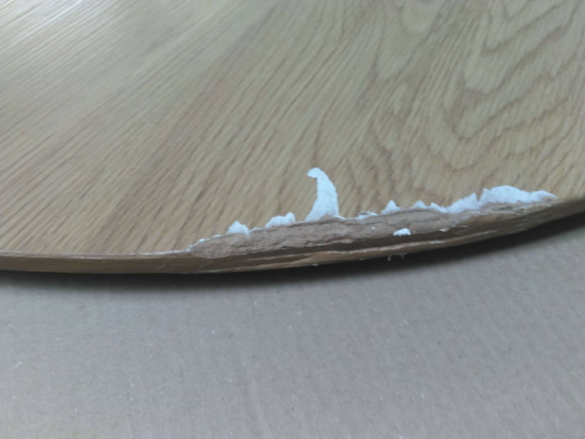 Étkezőasztal Amee (tölgy + fekete) (4 fő részére) *bazár