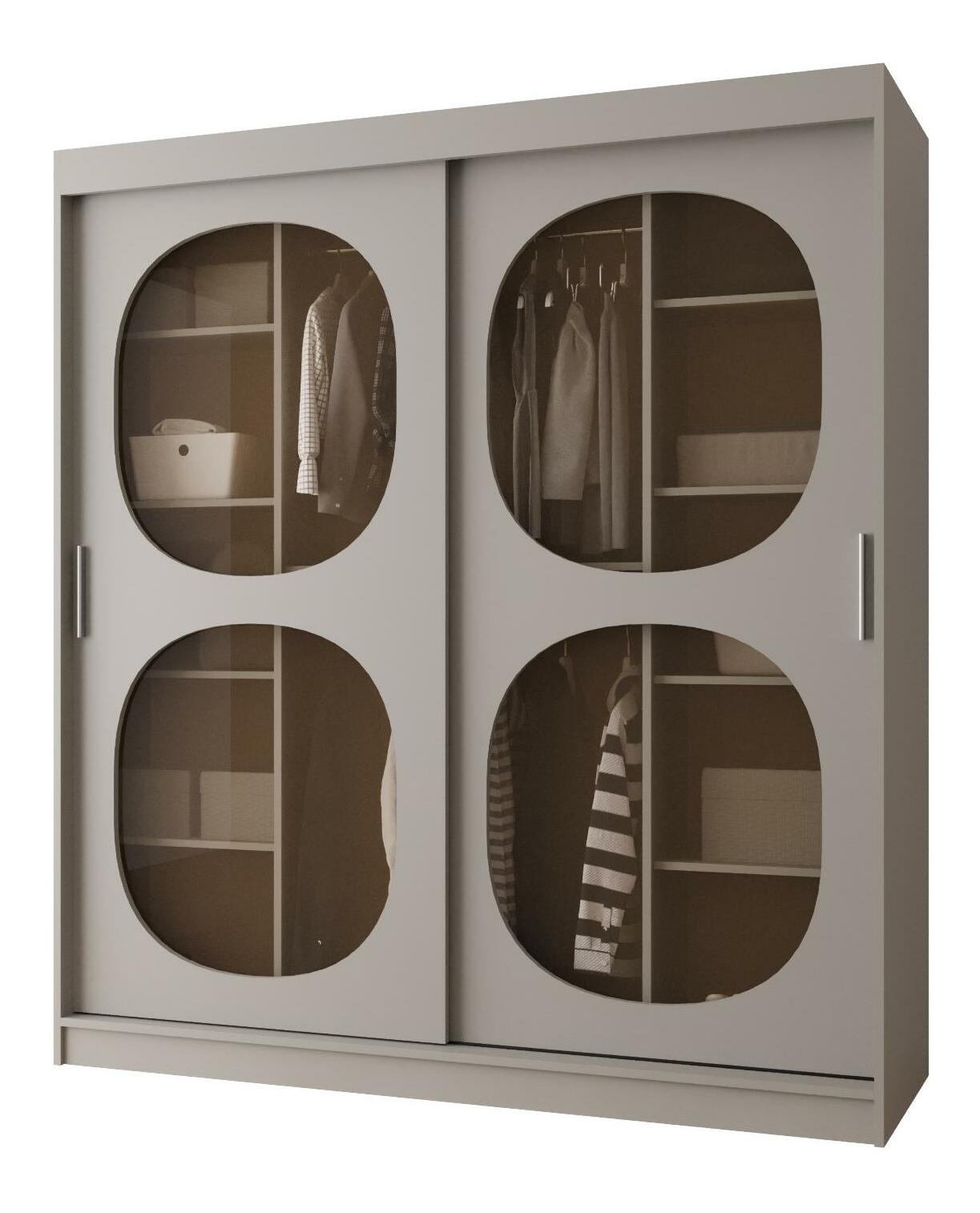 Šatníková skriňa 180 cm Boomer 2 (kašmír)