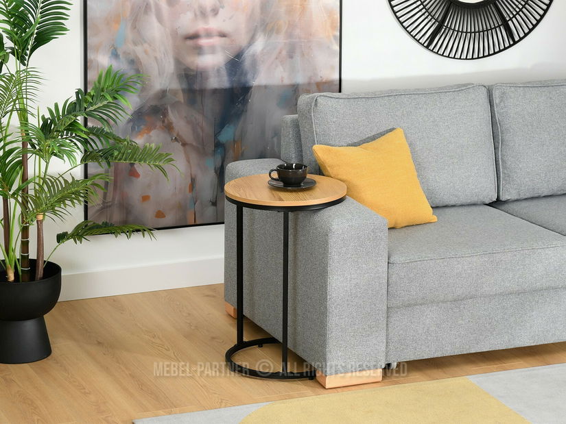 Konferenčný stolík Corden (dub + čierna)