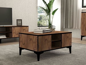 Stolić za kavu Clyde (atlantska borovina + crna)