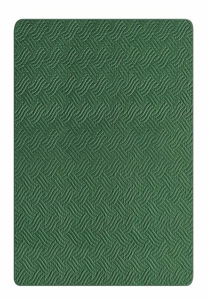 Set prekrivač + 2 jastuka 140 x 210 cm Bent (zelena)
